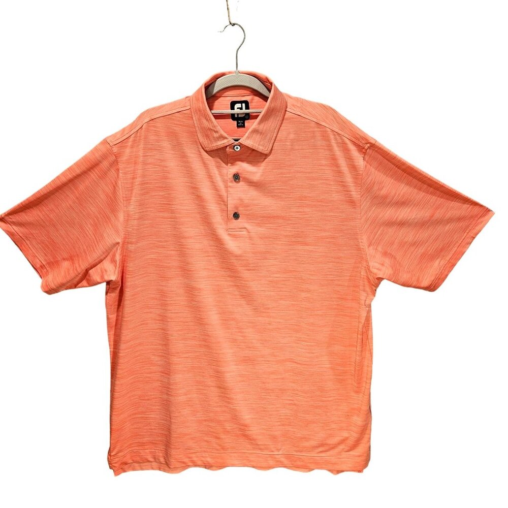 Foot Joy Golf Shirt Mens XL PINK short sleeve Polo Athletic Business Casual